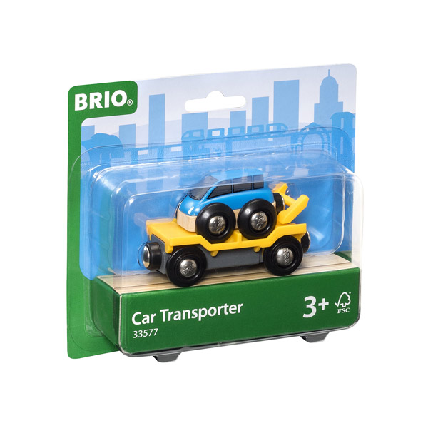 Brio-Wagon transport de voiture avec rampe