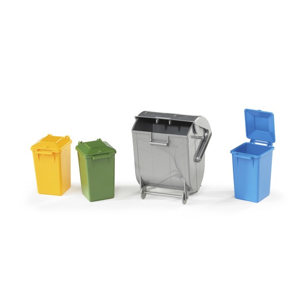 Ensemble de poubelles