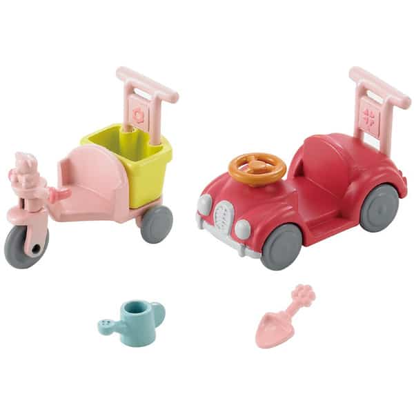 Sylvanian Families - 5040 - Le tricycle et mini voiture bébés