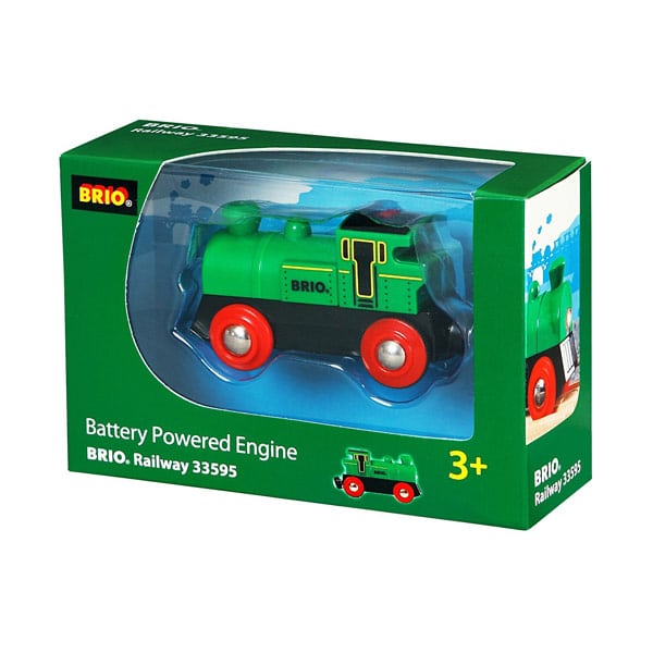 BRIO® WORLD Figurine locomotive enfant à piles verte 33593