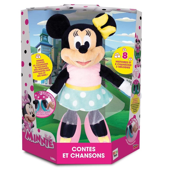 Peluche interactive Minnie 35 cm Contes et Chansons - Disney