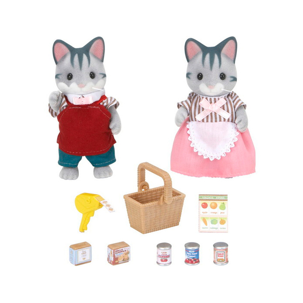 Sylvanian Families - 5052 - Les chats gris commerçants