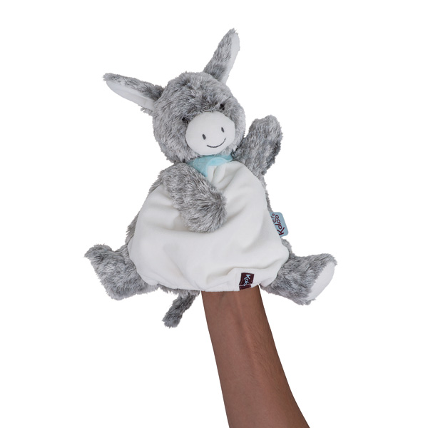 Doudou Marionnette Regliss l âne 30 cm