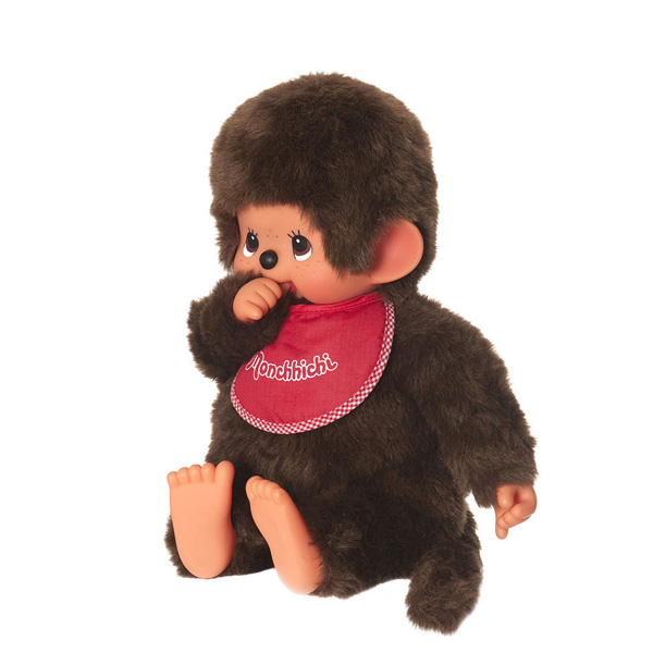 Peluche Monchhichi garçon rouge 4