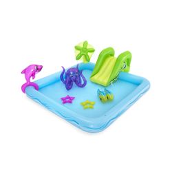 Aire de jeux et piscine gonflable Fantasy