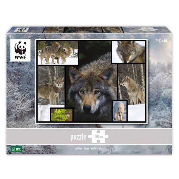 Puzzle 1000 pièces loups