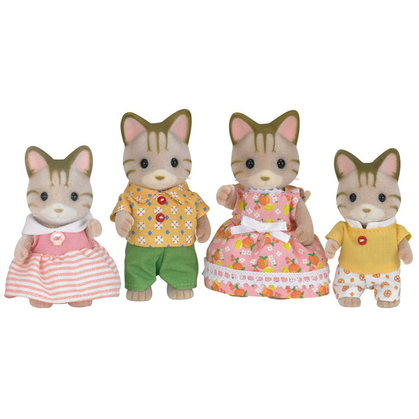 Sylvanian Families - 5180 - La famille chat tigré