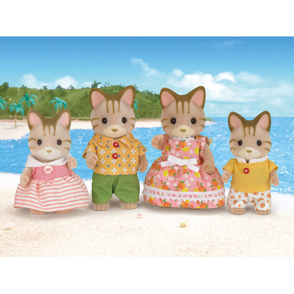 Sylvanian Families - 5180 - La famille chat tigré