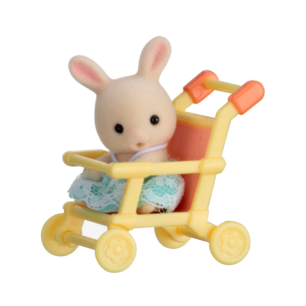 Sylvanian Families  5200- Valisette bébé lapin et poussette