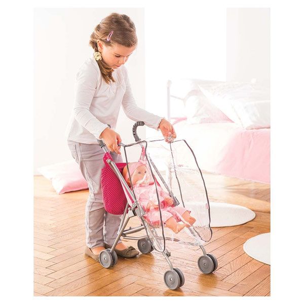 Habillage de pluie pour poussette canne