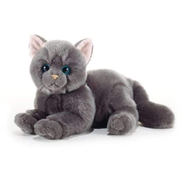 Peluche Gatta le chat chartreux 32cm