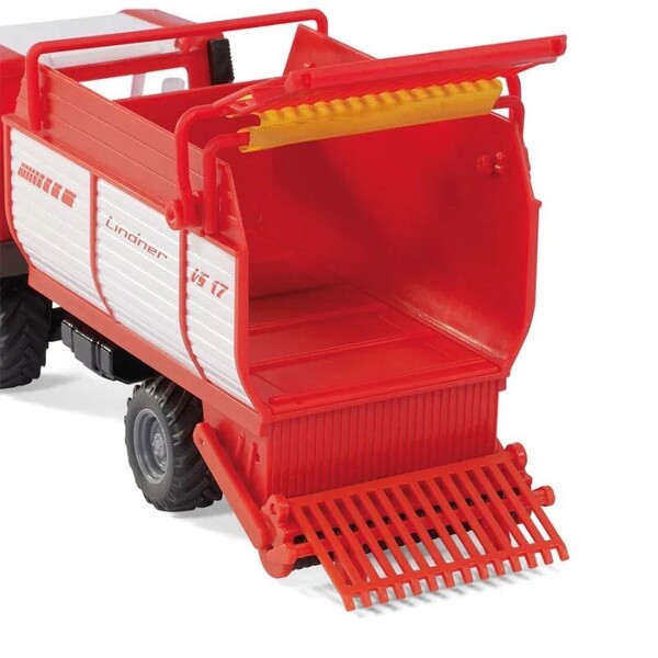 Lindner Unitrac avec wagon de chargement