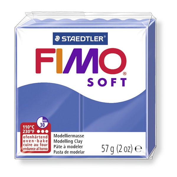Pâte Fimo soft bleu 57 g