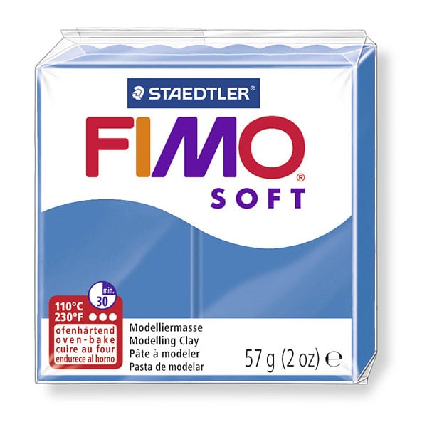 Pâte Fimo soft bleu pacifique 57 g