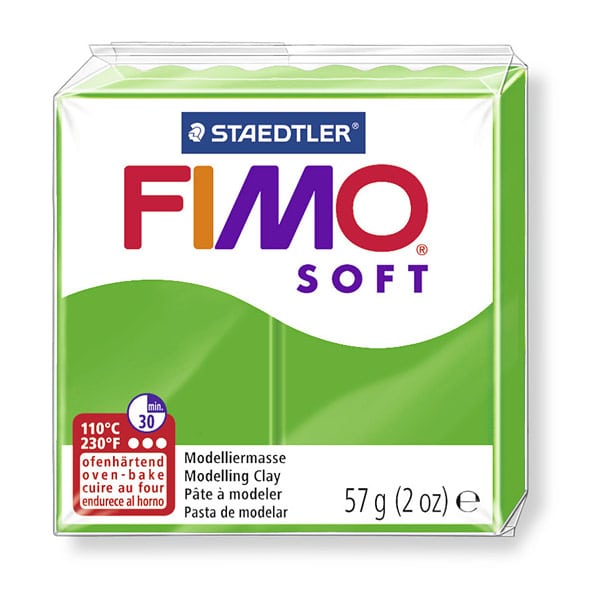 Pâte Fimo soft vert tropical 57 g