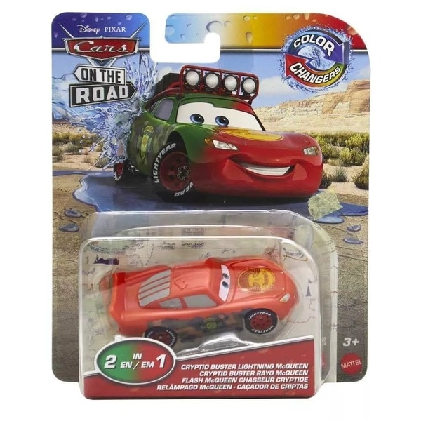 Voiture Cars Color Changers - Flash McQueen chercheur de créatures Fantastiques