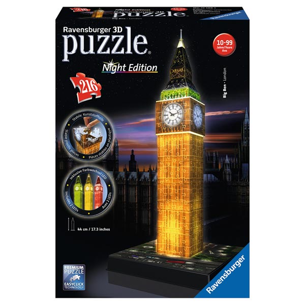 Puzzle 3D Big Ben Led