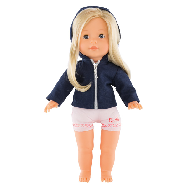 Veste à capuche pour poupée