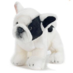 Peluche chien bouledogue 30cm