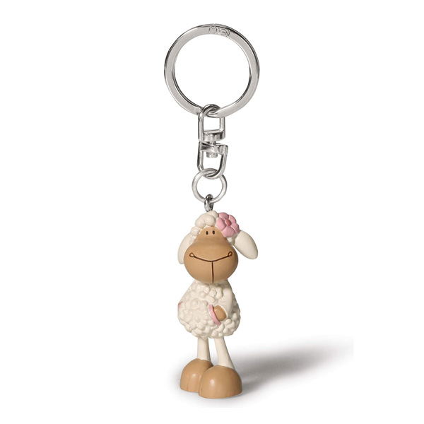 Porte-clés mouton Jolly Rosa