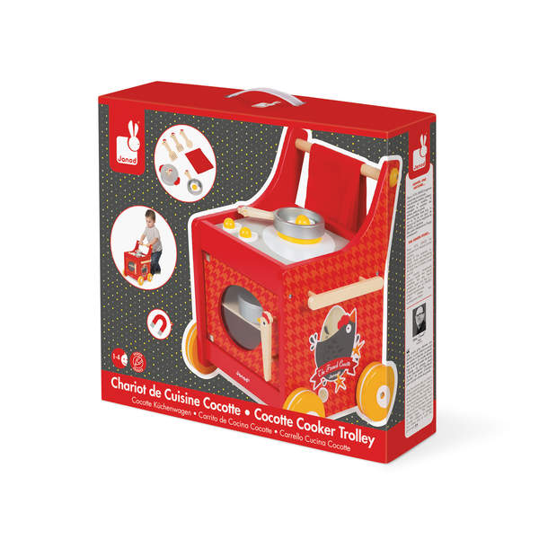 Chariot de cuisine The French Cocotte en bois