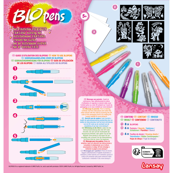 Blopens set d activités féériques