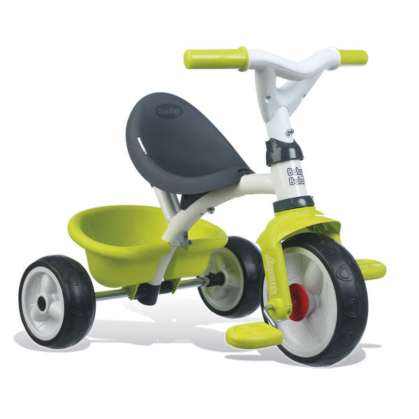 Tricycle baby balade 2 - tricycle evolutif avec roues silencieuses - dispositif roue libre - vert 