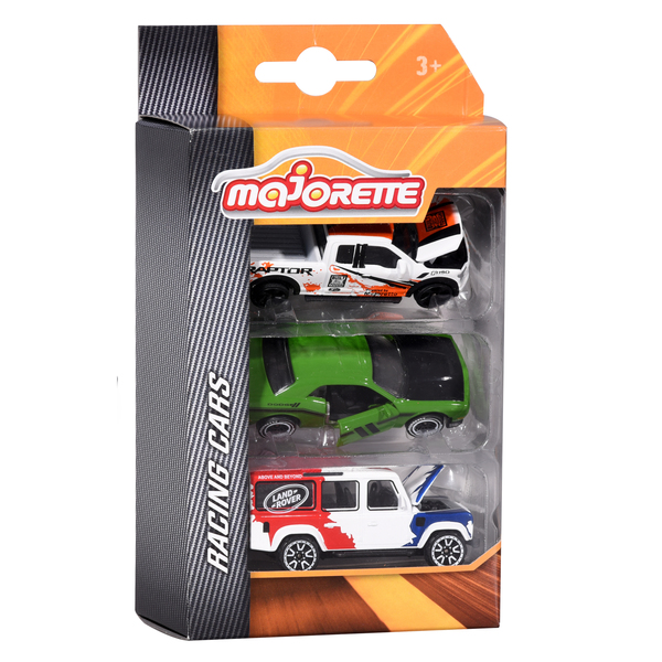 Coffret 3 véhicules de course Majorette Premium racing cars