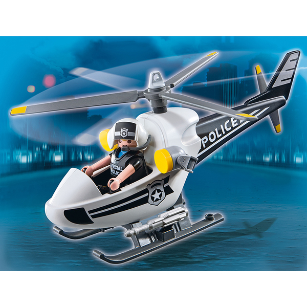 5916 - Playmobil City Action - Hélicoptère Monoplace de Police