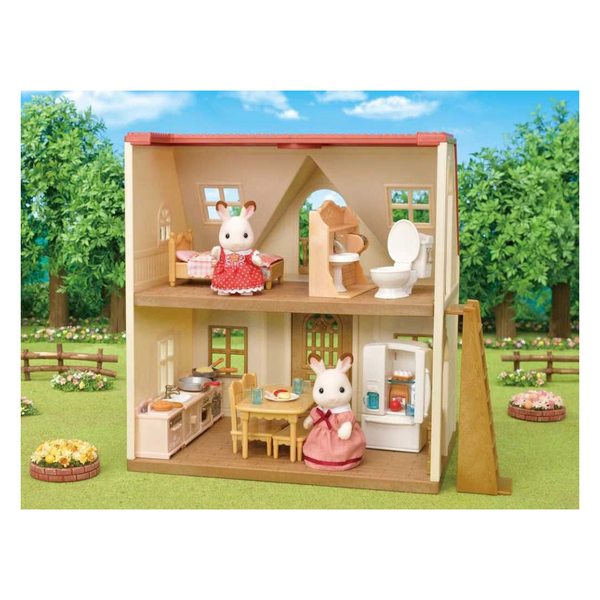 Sylvanian Families - 5449 - Set ameublement cosy cottage et maman lapin chocolat