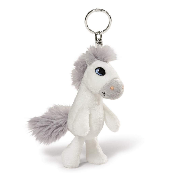 Porte-clés cheval miracle blanc