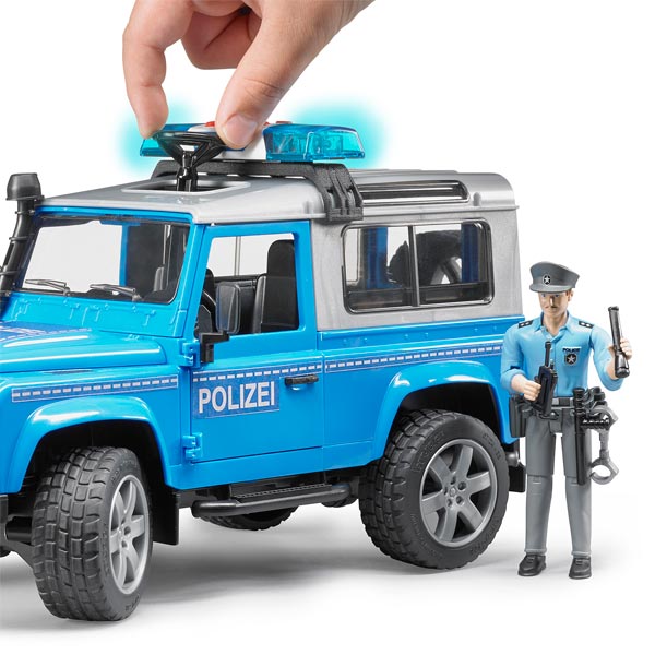 Land Rover Defender Station avec Policier