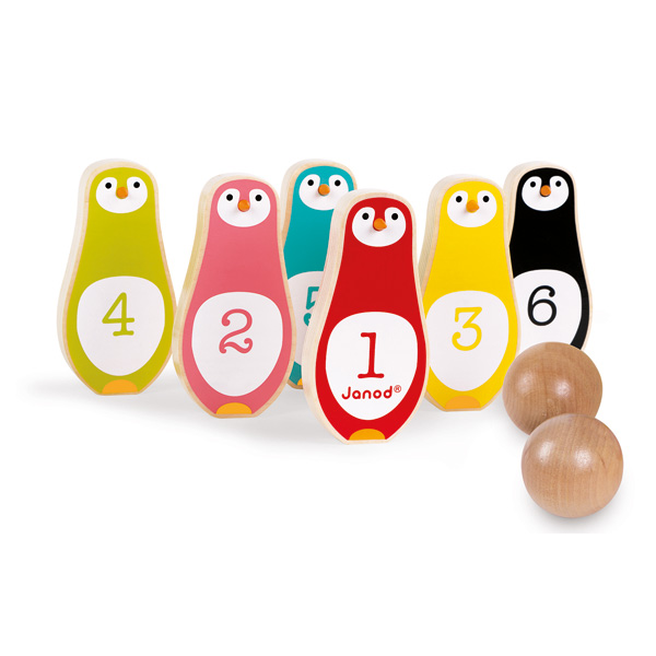 Jeu de quilles pingouins