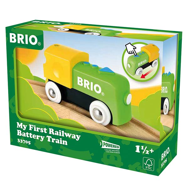 Brio 33592-Locomotive rouge à piles Brio : King Jouet, Garages et circuits  Brio - Véhicules, circuits et jouets radiocommandés