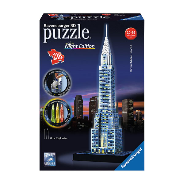 Puzzle 3D  chrysler led 218 pièces