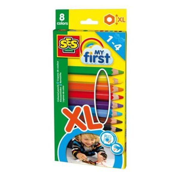 8 Crayons "my first"