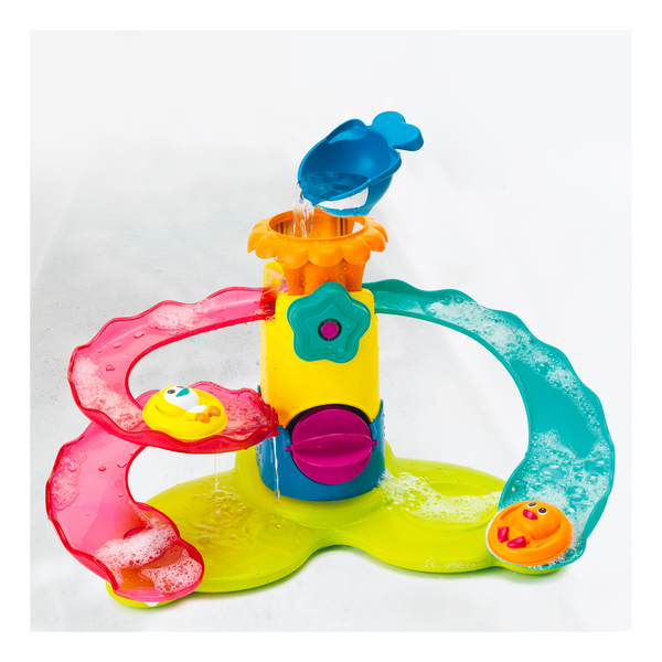Jouet De Bain Bluey Toboggan Toomies | Jeu D'Eau Avec Yeux Qui Tournent | Développe Motricité Fine | Dès 18 Mois