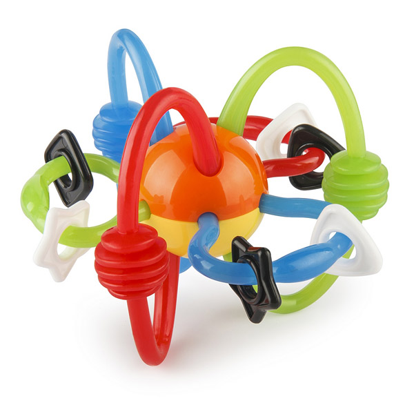 MCGMITT Jouet Bébé 3 Mois - Hochet Bébé En Forme De Poussin Anneau De Dentition En Silicone