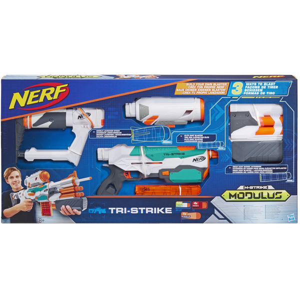 Nerf Modulus Tristrike et fléchettes Nerfs officielles