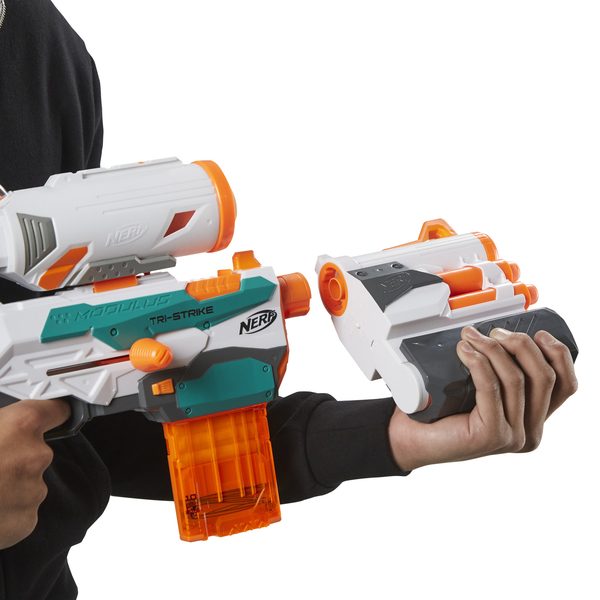 Nerf Modulus Tristrike et fléchettes Nerfs officielles