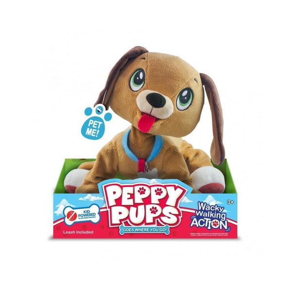 Les Peppy Pups toufous Chien marron