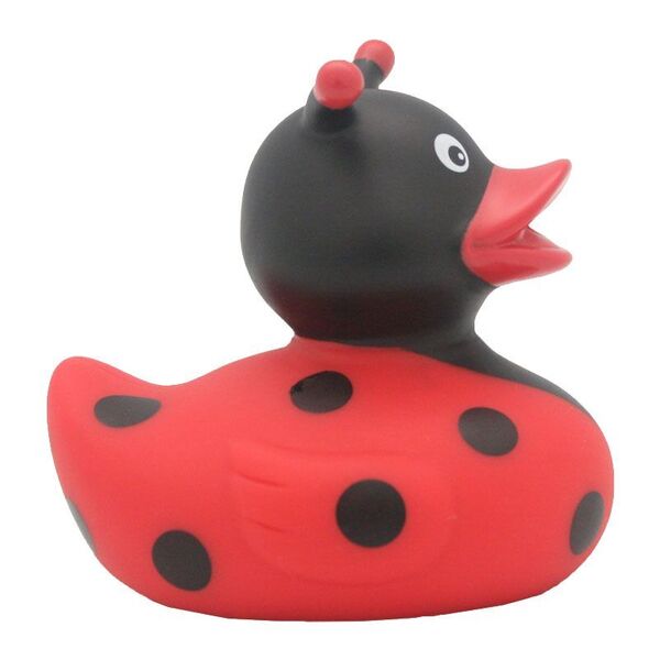Canard de bain coccinelle