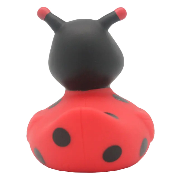 Canard de bain coccinelle