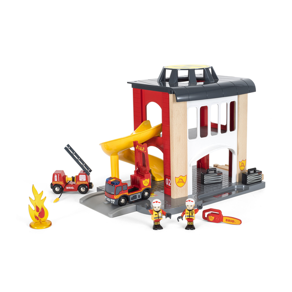 BRIO World 33833 - Caserne de pompiers