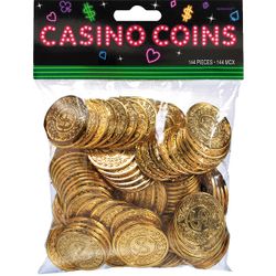 144 pièces de monnaie casino