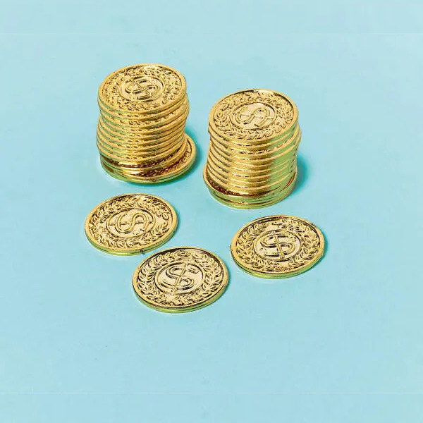144 pièces de monnaie casino