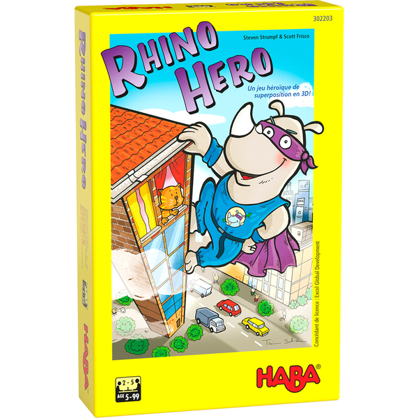 HABA - Rhino Hero - Missing Twin - Jeu de société - 4 Ans et Plus