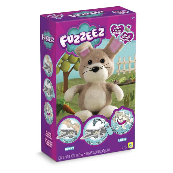 Fuzzeez peluche lapin