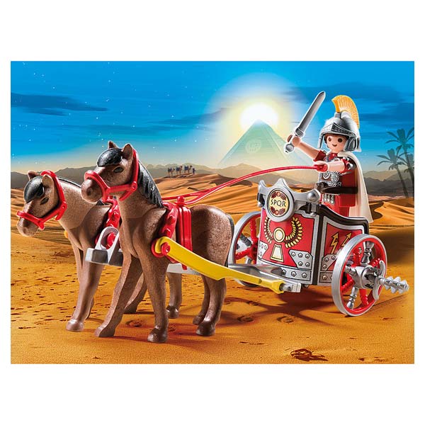 5391-Char romain avec tribun - Playmobil History