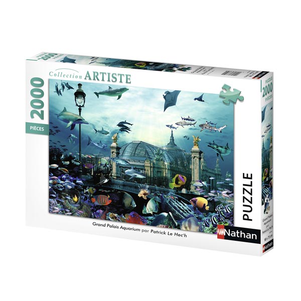 Puzzle 2000 pièces Nathan Grand Palais Aquarium